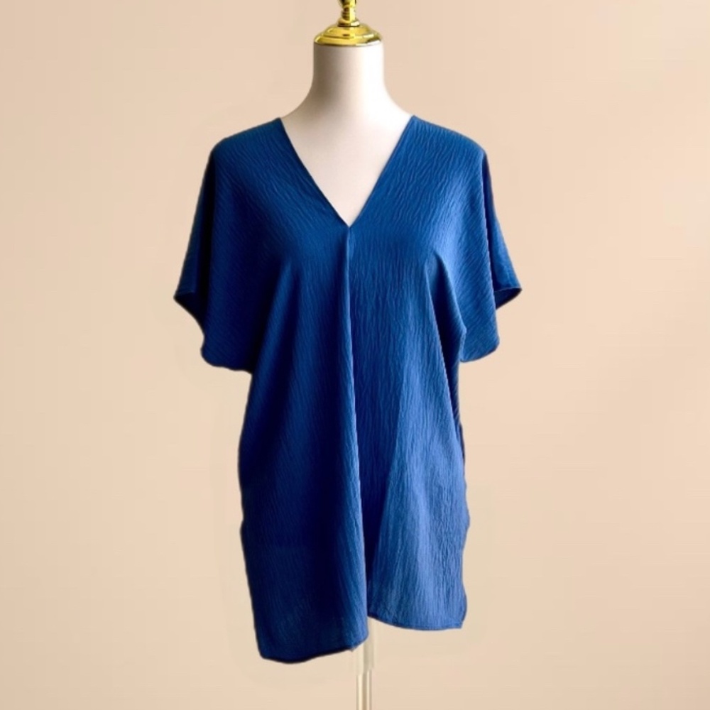 0045/ Blue Top Crinkle AirFlow Material